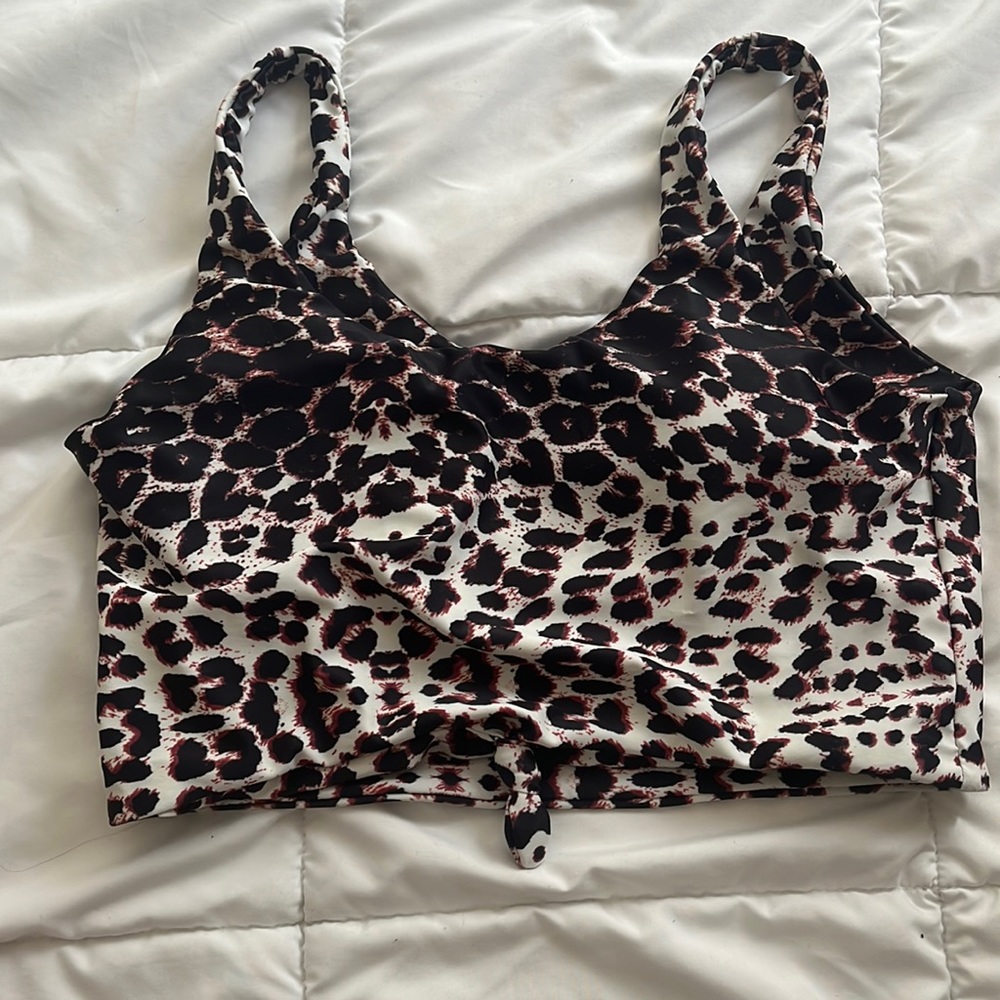 Pink Lily bikini top